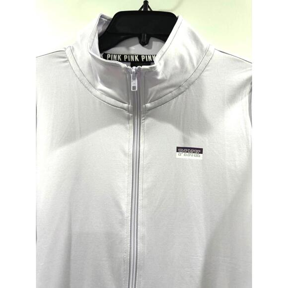 PINK Victoria’s Secret Ultimate Half Zip Lavender Purple Pullover- Size Medium - Picture 5 of 8